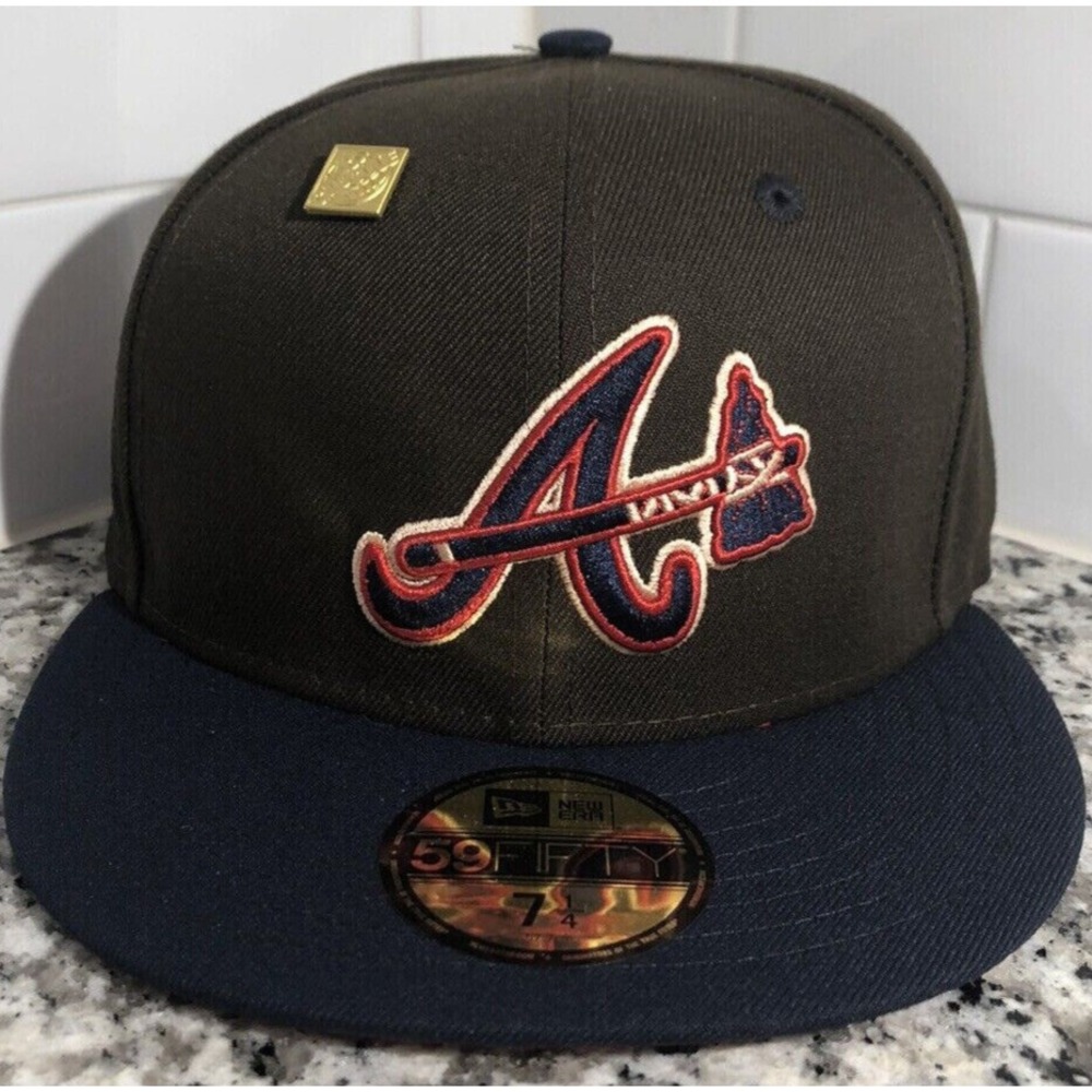 New Era Atlanta Braves CAPSULE 2017 Inaugural Season Fitted Hat Cap Size 7 1/4